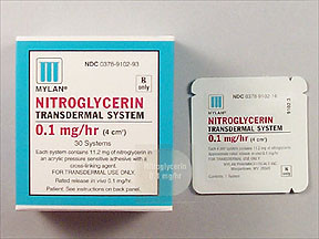 NITROGLYCERIN 01 MG 30 PATCHES PATCH 0378910293
