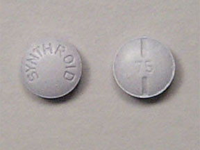 LEVOTHYROXINE SODIUM 75 MCG TABLET 0074518211