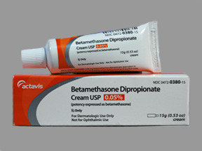 BETAMETHASONE DIPROPIONATE 5 MG G CREAM 0472038015
