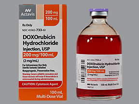 DOXORUBICIN HYDROCHLORIDE 2 MG ML INJECTION 4596373360