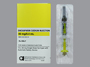 ENOXAPARIN SODIUM 100 MG ML INJECTION 0548560200