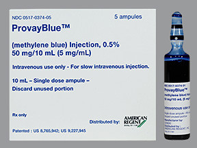METHYLENE BLUE 5 MG ML INJECTION 0517037405