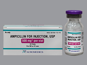 AMPICILLIN SODIUM 500 MG INJECTION 5515011210
