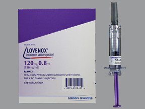 ENOXAPARIN SODIUM 120 MG 8ML INJECTION 0075291201