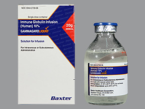IMMUNE GLOBULIN INFUSION HUMAN 100 MG ML INJECTION 0944270006