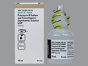 POLYMYXIN B SULFATE AND TRIMETHOPRIM SULFATE 10000 USP U ML 1 MG ML SOLUTION DROPS 2420831510