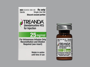 BENDAMUSTINE HYDROCHLORIDE 25 MG 5ML INJECTION 6345939008