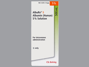 ALBUMIN HUMAN 125 G 250ML SOLUTION 4420631050