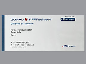 FOLLITROPIN 450 IU 75ML INJECTION 4408711161