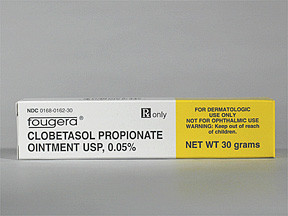 CLOBETASOL PROPIONATE 5 MG G OINTMENT 0168016230