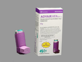 FLUTICASONE PROPIONATE AND SALMETEROL XINAFOATE 45 MCG 21 MCG AEROSOL 0173071520
