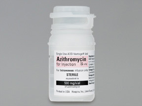 AZITHROMYCIN 500 MG INJECTION 0409014411