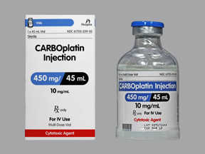 CARBOPLATIN 10 MG ML INJECTION 6170333950