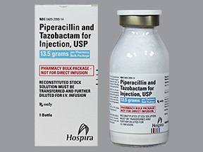 PIPERACILLIN AND TAZOBACTAM 12 G 60ML 15 G 60ML INJECTION 0409299914