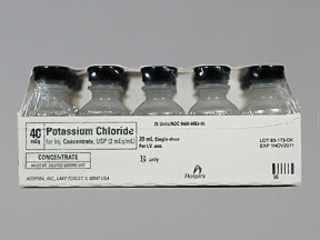 POTASSIUM CHLORIDE 149 MG ML INJECTION 0409665305