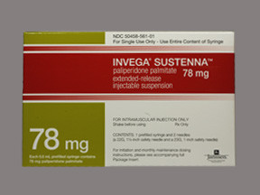 PALIPERIDONE PALMITATE 78 MG 5ML INJECTION 5045856101