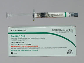 PENICILLIN G BENZATHINE AND PENICILLIN G PROCAINE 600000 IU 2ML 600000 IU 2ML INJECTION 6079360110