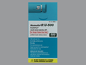 INSULIN HUMAN 500 IU ML INJECTION 0002882427