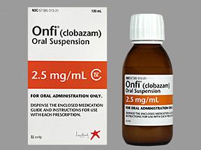 CLOBAZAM 25 MG ML SUSPENSION 6738631321