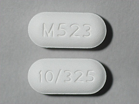 OXYCODONE HYDROCHLORIDE AND ACETAMINOPHEN 325 MG 10 MG TABLET 0406052323