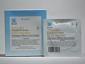 ESTRADIOL 075 MG D PATCH 0378335199