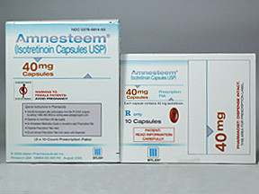 ISOTRETINOIN 40 MG CAPSULE 0378661493