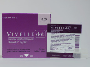 ESTRADIOL 05 MG D PATCH 0078034442