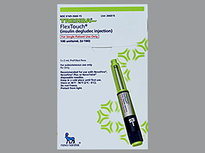 INSULIN DEGLUDEC 100 U ML INJECTION 0169266015