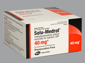 METHYLPREDNISOLONE SODIUM SUCCINATE 40 MG ML INJECTION 0009003928