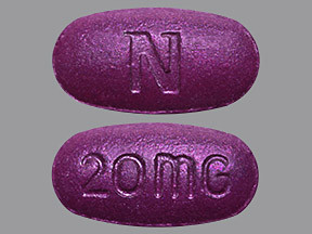 ESOMEPRAZOLE MAGNESIUM 20 MG TABLET 0573245114