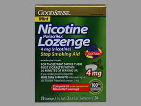 NICOTINE POLACRILEX 4 MG LOZENGE 0113087305