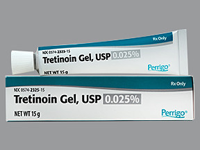 TRETINOIN 0025 PERCENT 15 GM GEL 0574232515