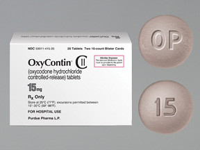 OXYCODONE HYDROCHLORIDE 15 MG TABLET 5901141520