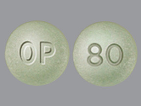 OXYCODONE HYDROCHLORIDE 80 MG TABLET 0093573401