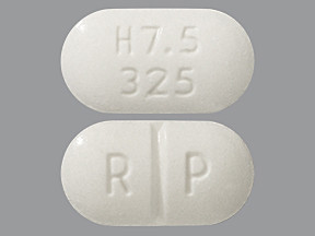HYDROCODONE BITARTRATE AND ACETAMINOPHEN 325 MG 75 MG TABLET 4285820201