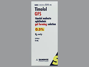 TIMOLOL MALEATE 5 MG ML SOLUTION 6131422505