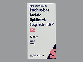 PREDNISOLONE AC 1% EYE DROP | WHITE SANDOZ 6131463715