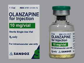 OLANZAPINE 10 MG 2ML INJECTION 0781315972
