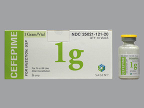 CEFEPIME HYDROCHLORIDE 1 G INJECTION 2502112120