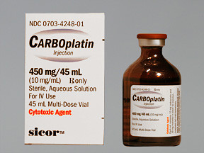 CARBOPLATIN 10 MG ML INJECTION 0703424801