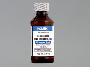 FLUOXETINE HYDROCHLORIDE 20 MG 5ML LIQUID 5483852340