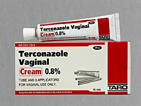 TERCONAZOLE 08 PERCENT 20 GM VAGINAL CREAM 5167213020