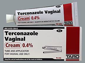 TERCONAZOLE 04 PERCENT 45 MG VAGINAL CREAM 5167213046