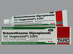 BETAMETHASONE DIPROPIONATE AUGMENTED TOPICAL 005 PERCENT 50 GM GEL 5167213093