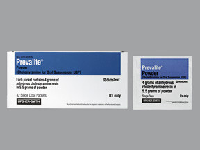 CHOLESTYRAMINE 4 G 55G POWDER 0245003642
