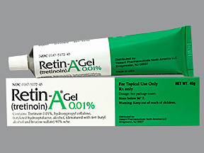 TRETINOIN 001 PERCENT 45 GM GEL 0187517245