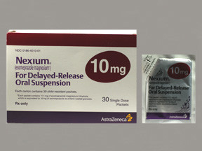 ESOMEPRAZOLE MAGNESIUM 10 MG GRANULE 0186401001