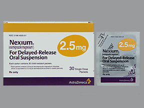 ESOMEPRAZOLE MAGNESIUM 25 MG GRANULE 0186402501