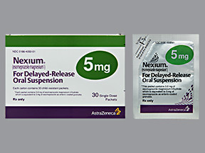 ESOMEPRAZOLE MAGNESIUM 5 MG GRANULE 0186405001