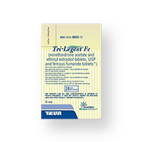 TRI-LEGEST FE-28 DAY TABLET | MULTI-COLOR (4) ROUND B 711 OR 712 OR 713 ...